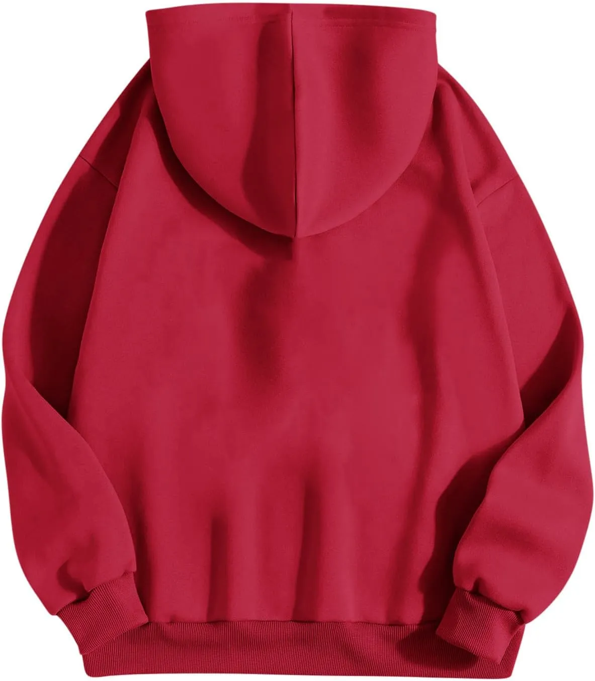 Womens Plain Hoodies Sweatshirts Ladies Fleece Sweaters Long Sleeve Hooded Pullover Tunic Tops Oversized Sweatshirt