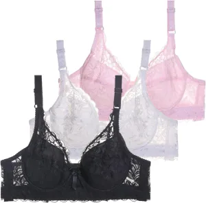 Women's Seamless Stretch Wirefree Bra Sexy Padded High Impact Comfort Bras Bralette