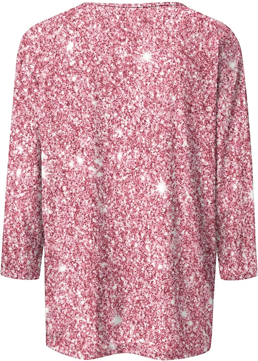 Womens Sparkle T Shirts Casual Glitter Dressy Flowy Tops Comfy Round Neck Long Sleeve Blouse Trendy 2024 Fall Clothes