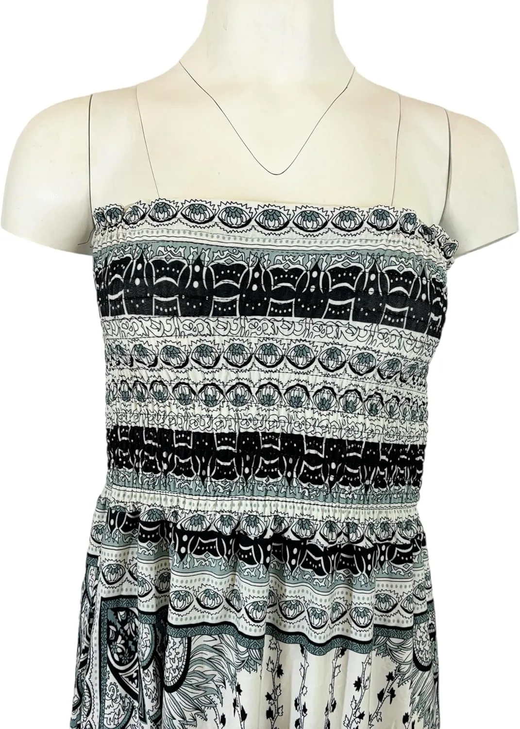 Women's Summer Bohemian Spaghetti Strapless Off Shoulder Backless Midi Long Maxi Dress.