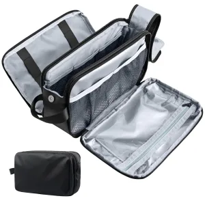 WVM Travel Toiletry Bag for Men & Women, Waterproof Dopp Kit Organizer with Multiple Compartments for Toiletries and Accessories, Shaving & Cosmetic Storage Bag for Trips and Home Use