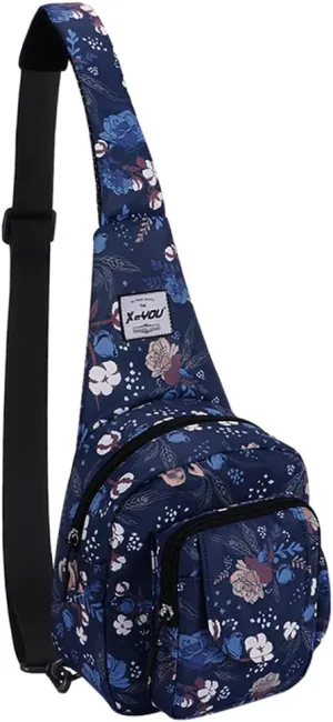 XEYOU Small Sling Bag - Lightweight One Strap Backpack Hiking Crossbody Chest Bag - Unisex Shoulder Daypack