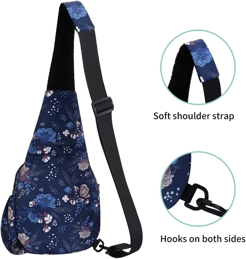 XEYOU Small Sling Bag - Lightweight One Strap Backpack Hiking Crossbody Chest Bag - Unisex Shoulder Daypack