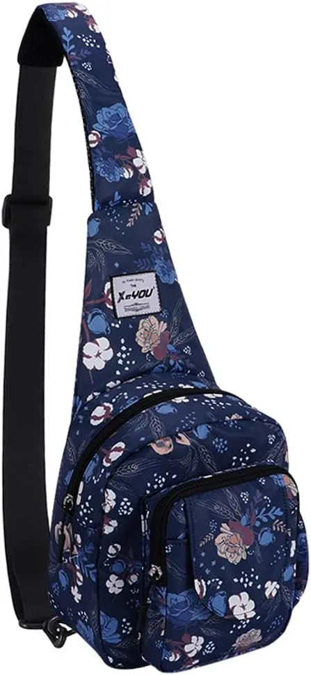 XEYOU Small Sling Bag - Lightweight One Strap Backpack Hiking Crossbody Chest Bag - Unisex Shoulder Daypack