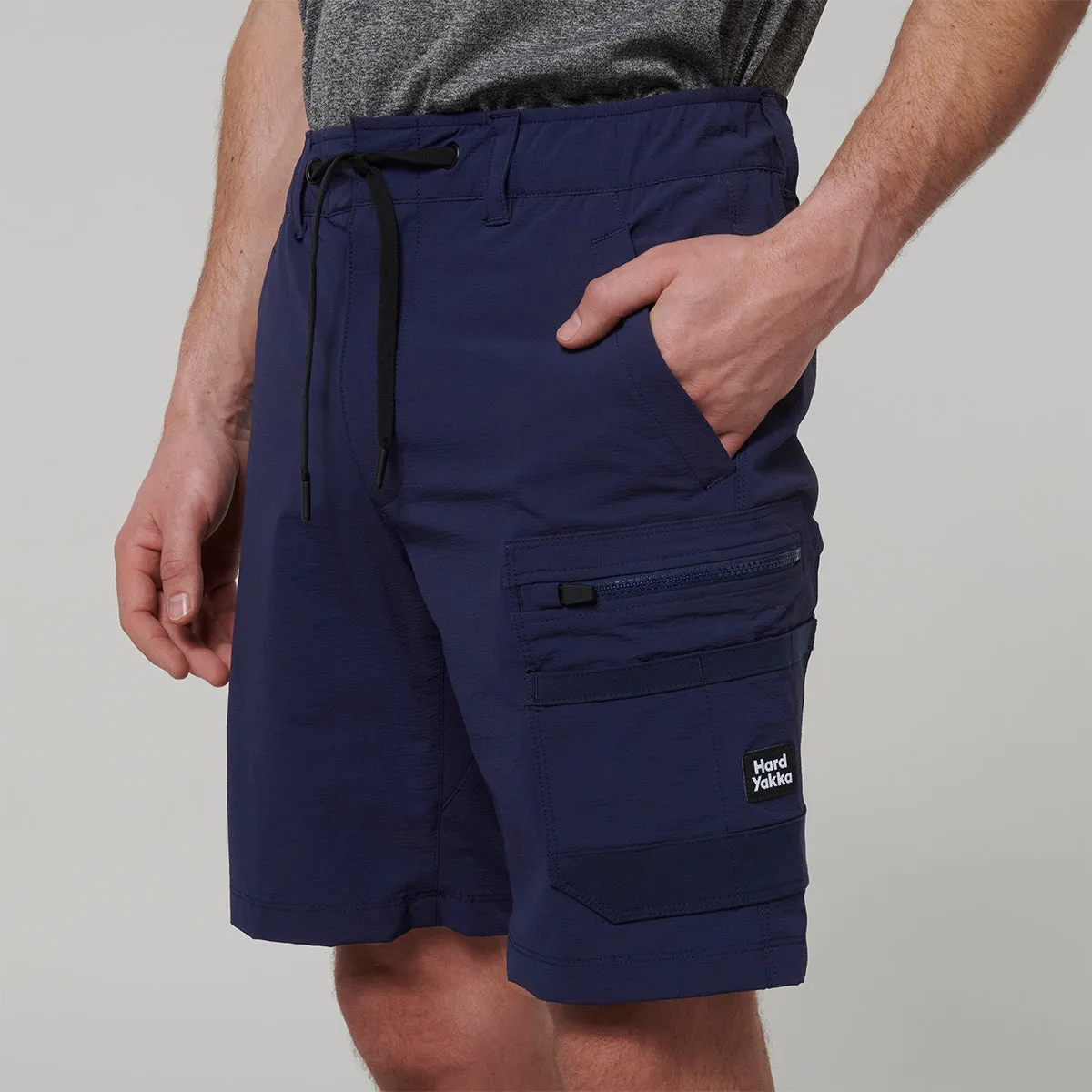 Y05167-Hard Yakka Mens X Mid Shorts