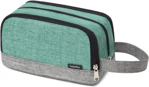 Yeiotsy Men's Travel Toiletry Bag – Color Clash Dopp Kit with Mesh Pockets, Durable Shaving Organizer for Gym, Camping & Weekend Trips