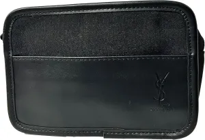 Yves Saint Laurent YSL MEN Toiletry Black Zip Pouch Fragrance Bag (7L X 4.5H X 3W) - MEN 7508