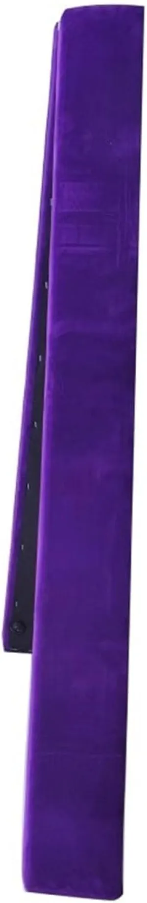 YXXSDP 6.9 Ft Long Folding Balance Beam, Portable Gymnastics Floor Beam Equipment with Non Slip Base & Suede Cover, for Training/Practice/Professional Home Exercise (Color : Purple)