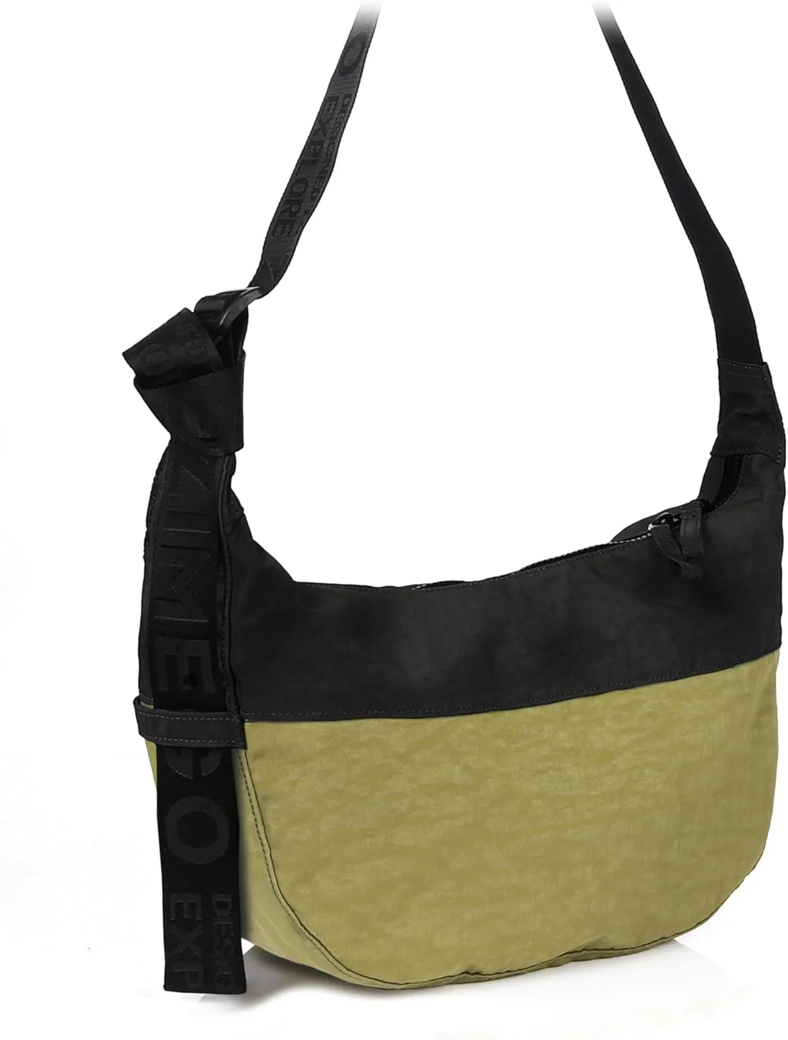 ZIMEGO Classic Crescent Crossbody Bag - Everyday Essential Travel Hobo Bag