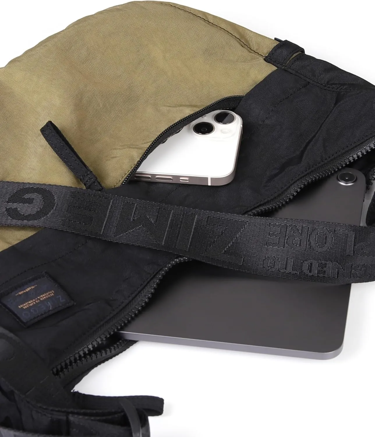 ZIMEGO Classic Crescent Crossbody Bag - Everyday Essential Travel Hobo Bag