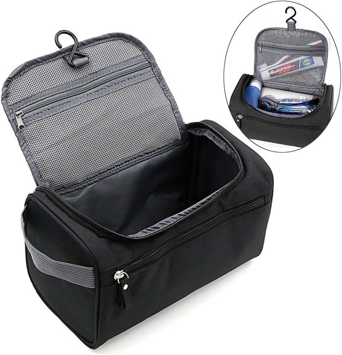 Zipper Man Women Waterproof Makeup Cosmetic Beauty Case Make Up Organizer Toiletry Bag Kits Storage Travel Wash Pouch (Green)