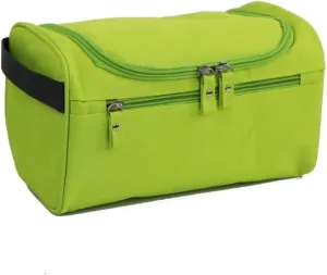 Zipper Man Women Waterproof Makeup Cosmetic Beauty Case Make Up Organizer Toiletry Bag Kits Storage Travel Wash Pouch (Green)