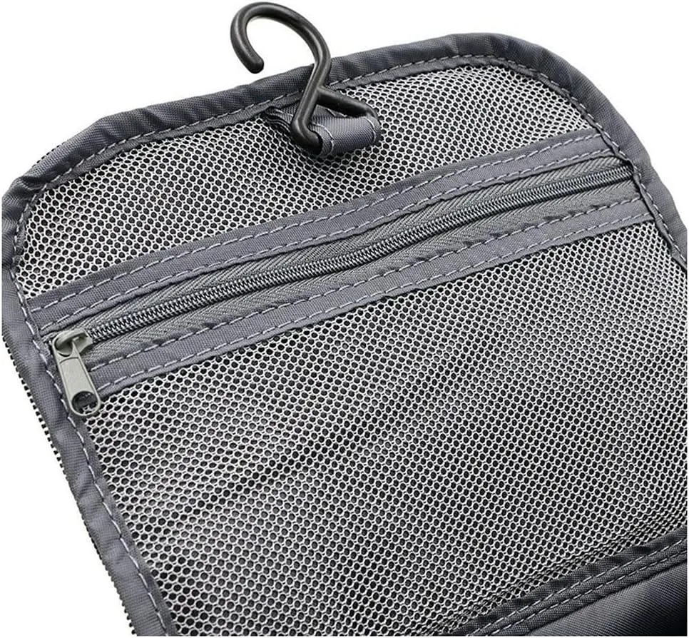 Zipper Man Women Waterproof Makeup Cosmetic Beauty Case Make Up Organizer Toiletry Bag Kits Storage Travel Wash Pouch (Green)