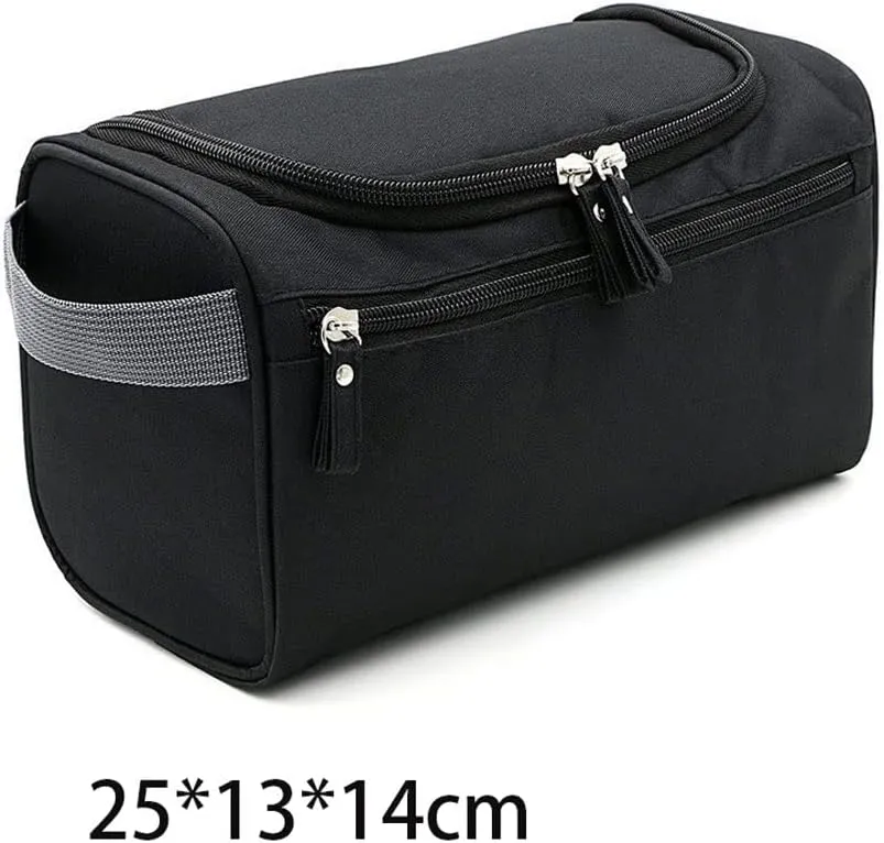Zipper Man Women Waterproof Makeup Cosmetic Beauty Case Make Up Organizer Toiletry Bag Kits Storage Travel Wash Pouch (Green)